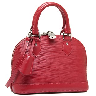 ルイ・ヴィトンスーパーコピー バッグ LOUIS VUITTON M40850 エピ アルマBB ハンドバッグ カーマイン