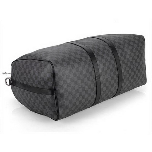 ルイ・ヴィトンスーパーコピー　ダミエ・グラフィット　LV　バッグ キーポル・バンドリエール55 ストラップ付き N41413