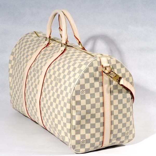 ルイ・ヴィトンスーパーコピー ダミエ・アズール LV バッグ キーポル・バンドリエール55 N41429