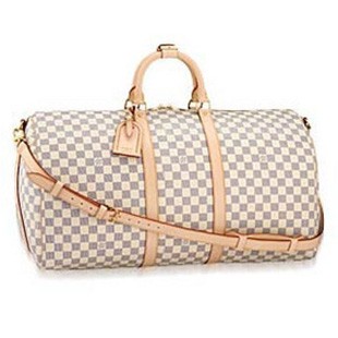 ルイ・ヴィトンスーパーコピー ダミエ・アズール LV バッグ キーポル・バンドリエール55 N41429
