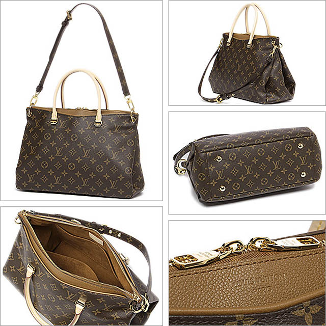 ルイ・ヴィトンスーパーコピー バッグ LOUIS VUITTON M40907 モノグラム パラス ハンドバッグ アウ゛ァーヌ
