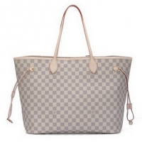 ルイ・ヴィトンスーパーコピー LOUIS VUITTON ダミエ アズール ネヴァーフルGM トートバッグ ホワイト N51108