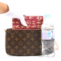 ルイ・ヴィトンスーパーコピー LOUIS VUITTON モノグラム ポシェット・アクセソワール アクセサリーポーチ ダークブラウン M40712