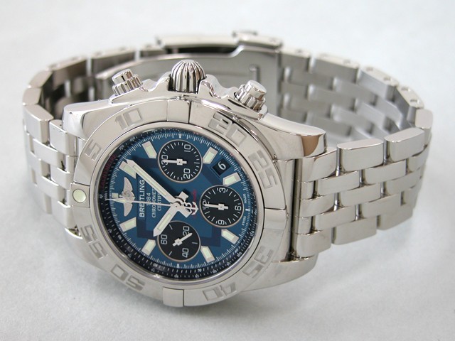 ブライトリング BREITLING クロノマット 41 A014C30PA ブラックアイ・ブルー