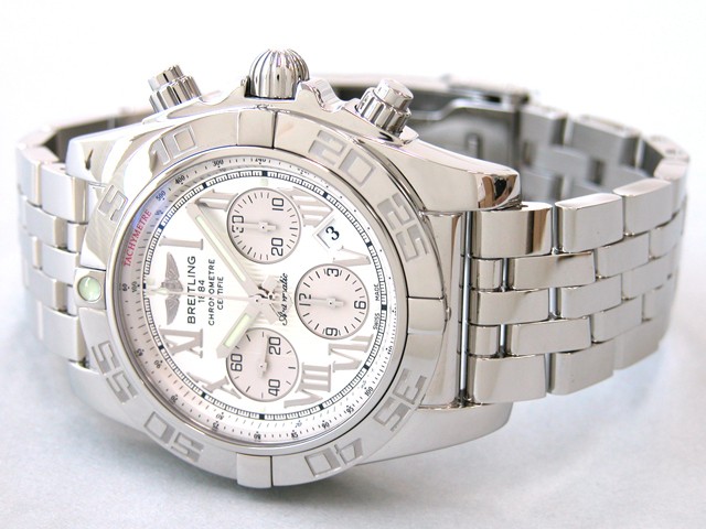 ブライトリング BREITLING クロノマット 44 A011G76PA シルバーローマ