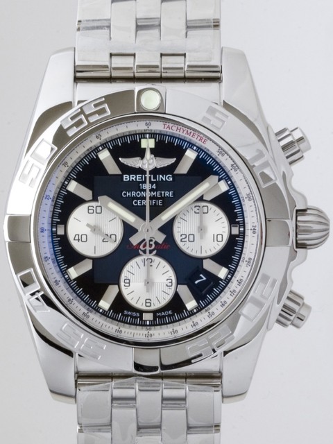 ブライトリング BREITLING クロノマット 44 A011B67PA ブラック/シルバー