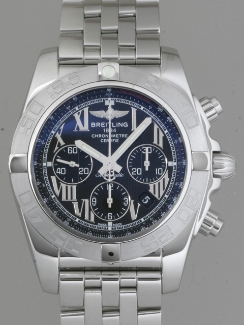ブライトリング BREITLING クロノマット 44 AB011011/B956 A012B56PA　サテン仕上げベゼル ブラックローマ