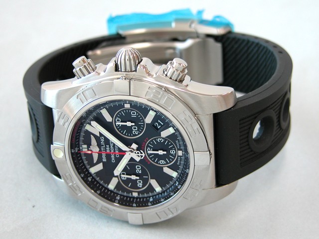 ブライトリング BREITLING クロノマット 44　フライング・フィッシュ AB011010/BB08 A010B08ORC　ラバー オニキスブラック