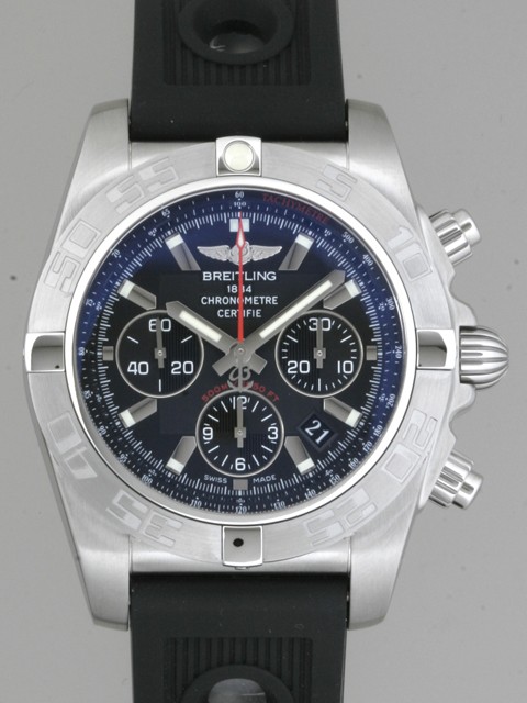 ブライトリング BREITLING クロノマット 44　フライング・フィッシュ AB011010/BB08 A010B08ORC　ラバー オニキスブラック