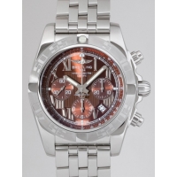 ブライトリング BREITLING クロノマット 44 AB011011/Q566 A012Q66PA　サテン仕上げベゼル ブロンズローマ