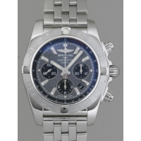 ブライトリング BREITLING クロノマット 44 AB011011/F546 A012F46PA　サテン仕上げベゼル ブラックアイ・グレー
