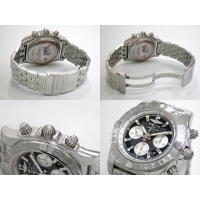 ブライトリング BREITLING クロノマット 44 AB011011/B967 A012B67PA　サテン仕上げベゼル ブラック/シルバー