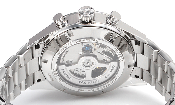 タグ・ホイヤースーパーコピー カレラクロノ キャリバー１８８７ ４３ｍｍ CAR2012.BA0796 シルバー
