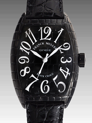 フランク・ミュラースーパーコピー トノウカーベックス ブラッククロコ 9880SC BLK CRO ステンレスPVD加工 