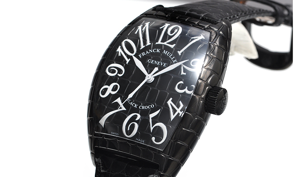 フランク・ミュラースーパーコピー トノウカーベックス ブラッククロコ 9880SC BLK CRO ステンレスPVD加工 