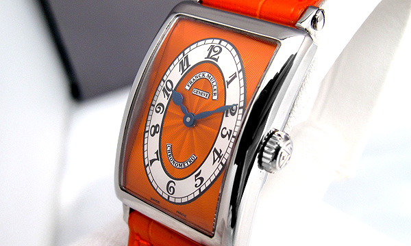 フランク・ミュラースーパーコピー ロングアイランド クロノメトロ 902QZ CHRONOMETRO レディース オレンジ