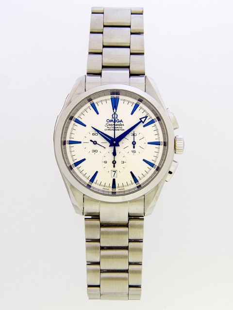 オメガスーパーコピー OMEGA シーマスター 2512.30 アクアテラ レイルマスター クロノグラフ シルバー