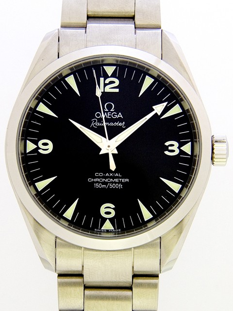 オメガスーパーコピー OMEGA シーマスター 2502.52 アクアテラ レイルマスター ブラック