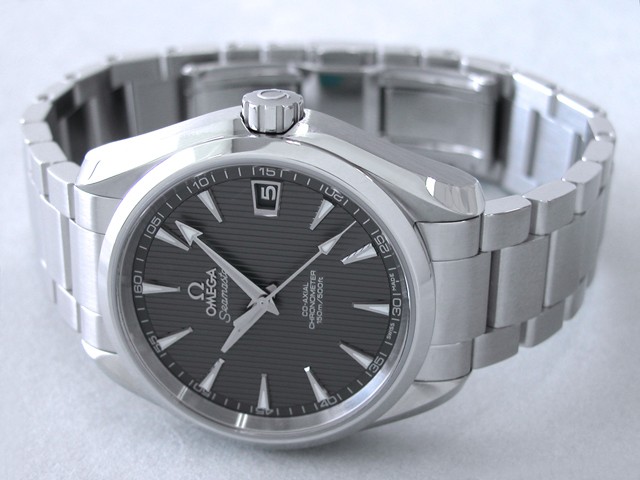 オメガ OMEGA シーマスター 231.10.39.21.06.001 コーアクシャル アクアテラ クロノメーター グレー