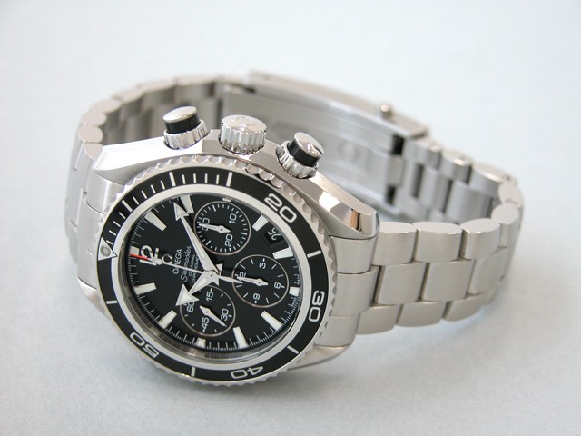 オメガ OMEGA シーマスター 222.30.38.50.01.001 プラネットオーシャン クロノ コーアクシャル ブラック