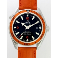 オメガ シーマスター 2909.50.38 プラネットオーシャン 42mm オレンジベゼル オレンジ皮 ブラック