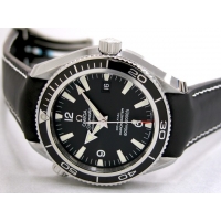 オメガ シーマスター 2901.50.81 プラネットオーシャン 42mm ブラックベゼル ラバーベルト ブラック