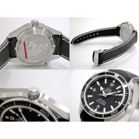 オメガ シーマスター 2901.50.81 プラネットオーシャン 42mm ブラックベゼル ラバーベルト ブラック