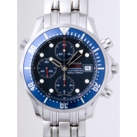 オメガスーパーコピー OMEGA シーマスター 2225.80 クロノグラフ ブルー 自動巻