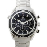 オメガ OMEGA シーマスター 2210.50 プラネットオーシャン クロノグラフ 45mm ブラックベゼル ブラック