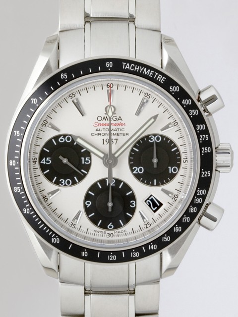 オメガ スピードマスター 323.30.40.40.02.001 日本限定モデル 2009本限定 ホワイト/ブラック