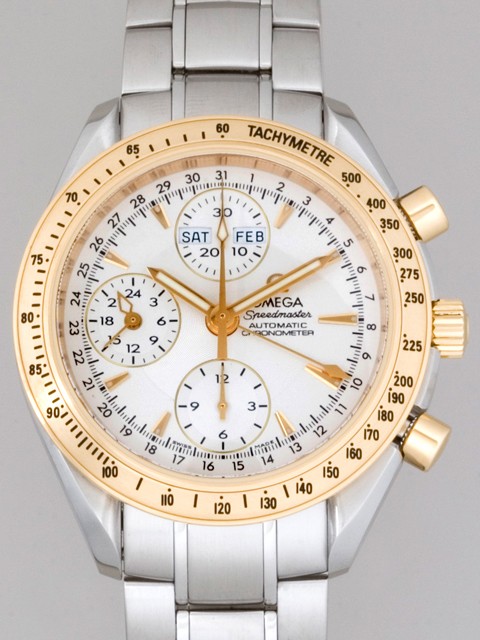 オメガ スピードマスター 323.21.40.44.02.001 デイデイト シルバー