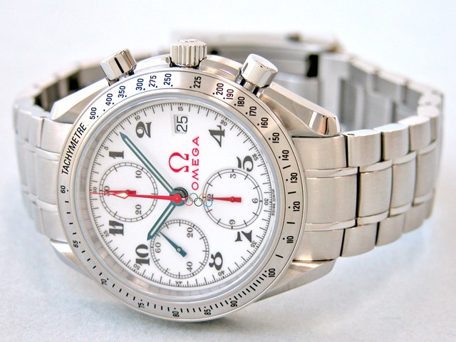 オメガ スピードマスター 323.10.40.40.04.001 オリンピックエディション ホワイト