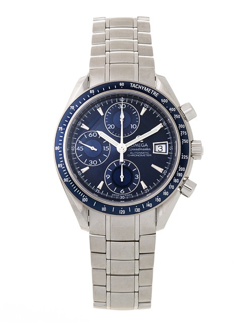 オメガ スピードマスター 3212.80 ブルー 自動巻 メンズ