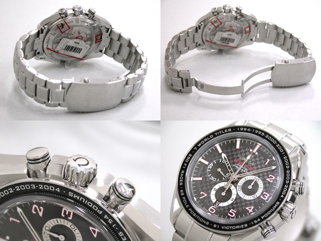 オメガ スピードマスター 321.30.44.50.01.001 レジェンドコレクション シューマッハ ブラックカーボン