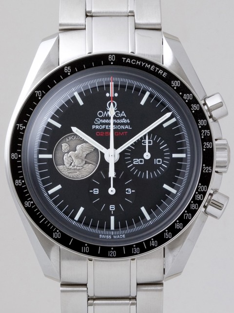 オメガ スピードマスター 311.30.42.30.01.002 アポロ11号40周年記念限定 世界限定7,969本 ブラック
