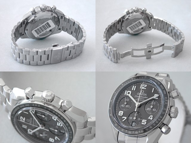 オメガ スピードマスター 324.30.38.40.06.001 グレー レディース