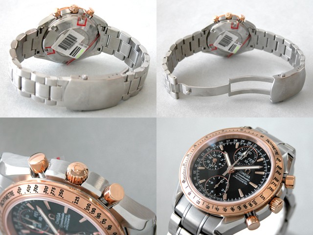 オメガ スピードマスター 323.21.40.44.01.001 デイデイト ブラック