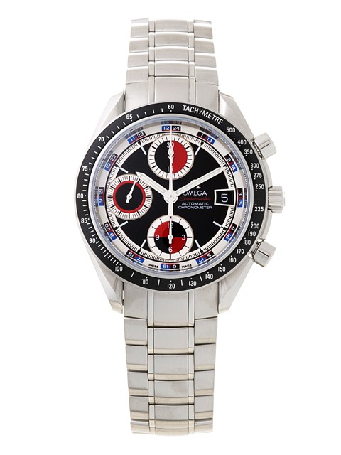 オメガ スピードマスター 3210.52 ブラック/レッド 自動巻
