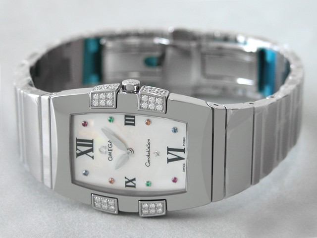 オメガ OMEGA コンステレーション 1586.79 クアドレラ ダイヤモンド ホワイトシェル