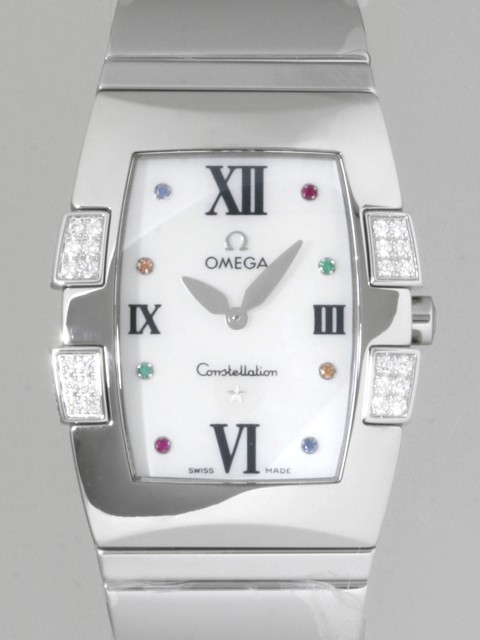 オメガ OMEGA コンステレーション 1586.79 クアドレラ ダイヤモンド ホワイトシェル