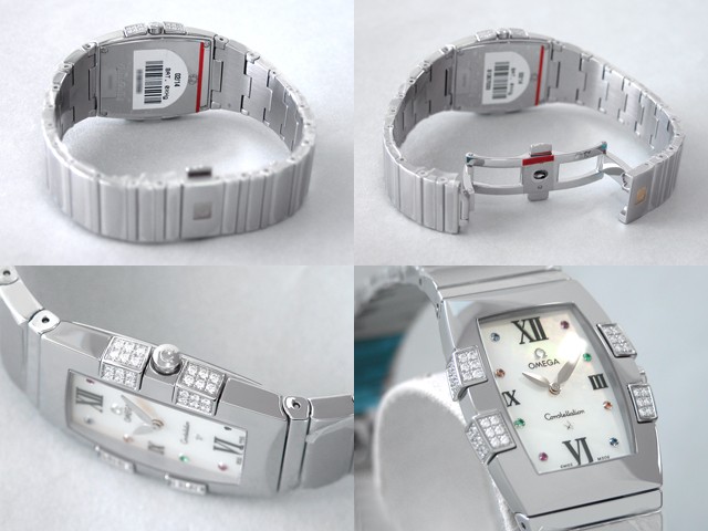オメガ OMEGA コンステレーション 1586.79 クアドレラ ダイヤモンド ホワイトシェル