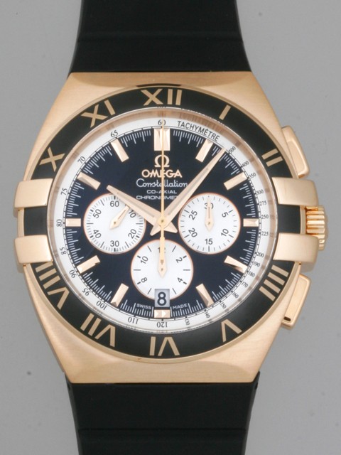 オメガ OMEGA コンステレーション 1619.51.91 ダブル?イーグル クロノグラフ ブラック/シルバー