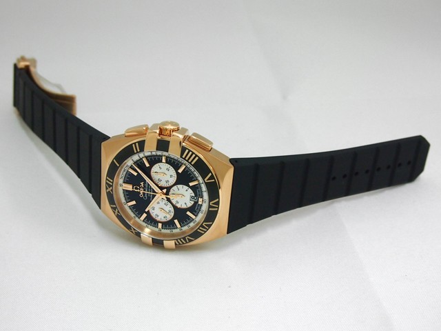 オメガ OMEGA コンステレーション 1619.51.91 ダブル?イーグル クロノグラフ ブラック/シルバー