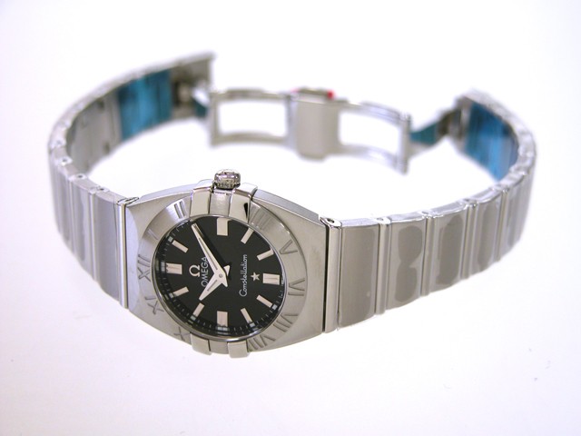 オメガ OMEGA コンステレーション 1581.51 ダブル イーグル ブラック レディース