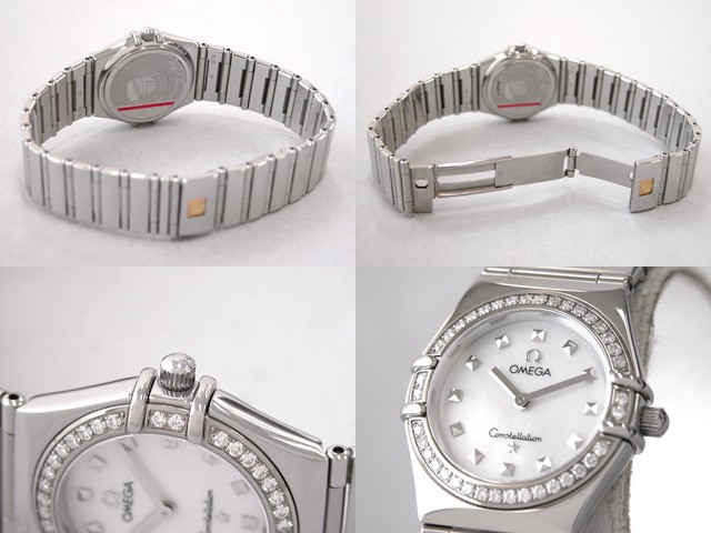 オメガ OMEGA コンステレーション マイチョイス 1475.71 ダイヤベゼル ホワイトシェル 