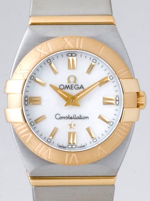 オメガ OMEGA コンステレーション 1381.70 ダブル イーグル ホワイトシェル