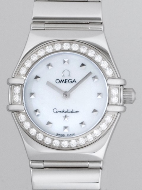 オメガ OMEGA コンステレーション ミニ 1465.71 マイチョイス ダイヤベゼル ホワイトシェル