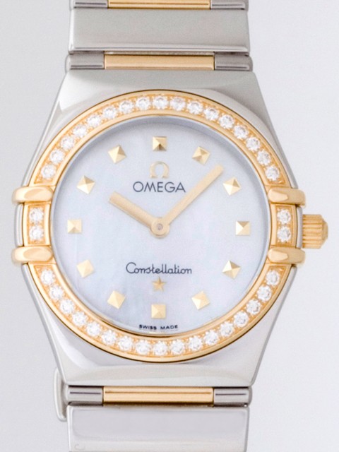 オメガ OMEGA コンステレーション 1376.71 マイチョイス ダイヤベゼル ホワイトシェル