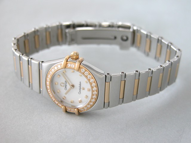 オメガ OMEGA コンステレーション マイチョイス 1376.75 ダイヤベゼル 12Pダイヤ ホワイトシェル