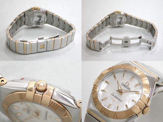 オメガ OMEGA コンステレーション 123.20.24.60.05.004 SS/YG クォーツ ホワイトシェル